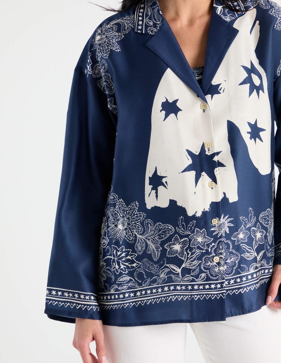 Sobrecamisa manga larga para mujer 12