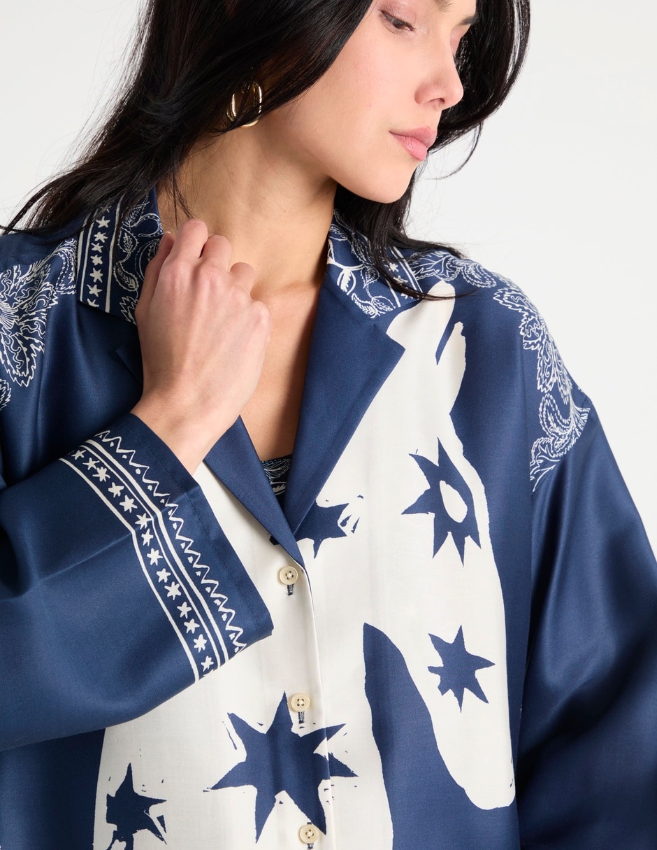 Sobrecamisa manga larga para mujer 13