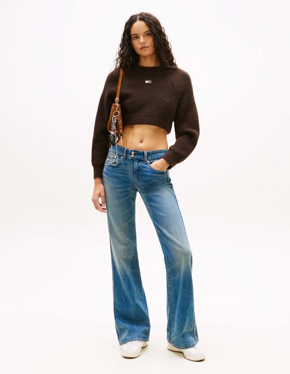 Suéter cuello redondo para mujer 4