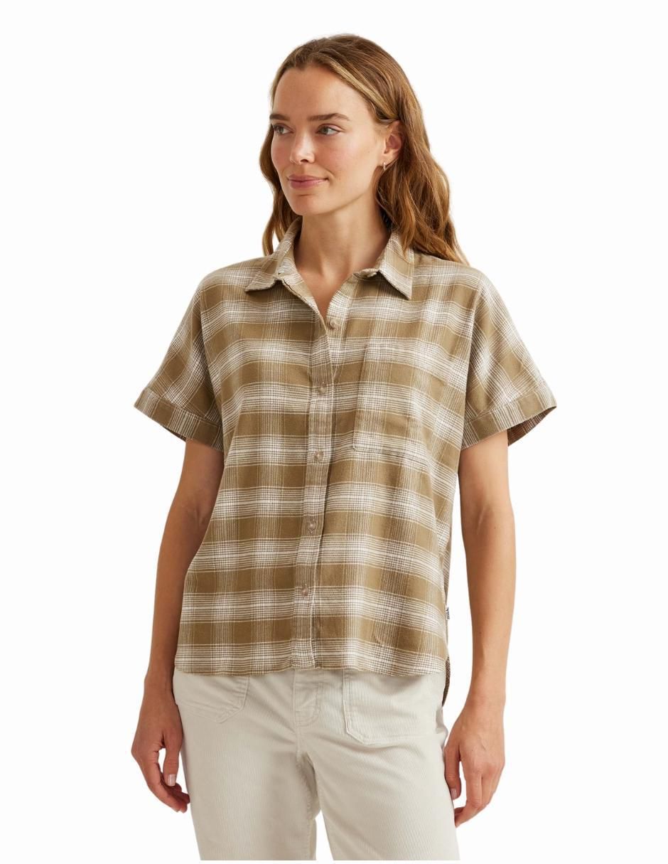 Camisa manga corta para mujer