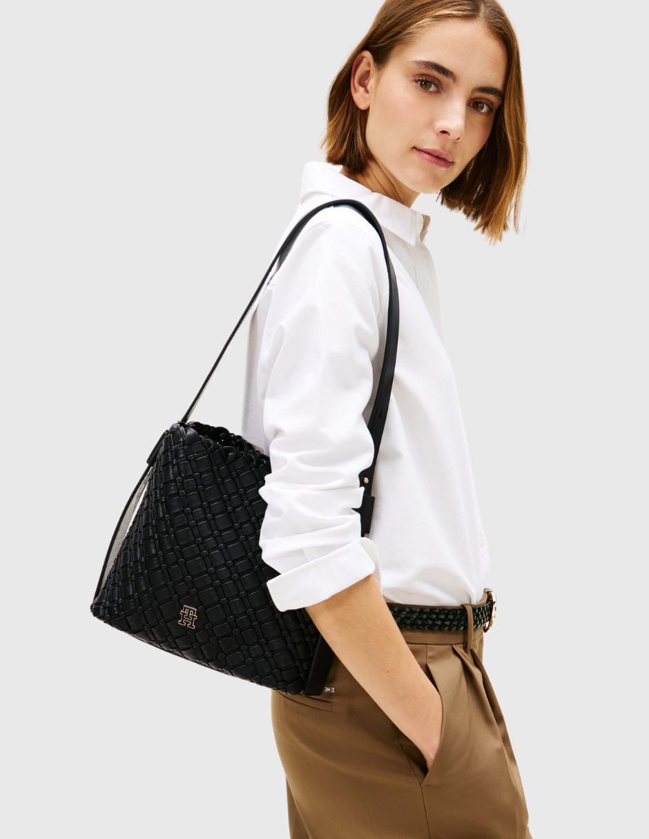 "set/bolsa" bandolera tommy hilfiger sin colección no aplica "de" poliuretano "para" (si aplica) mujer