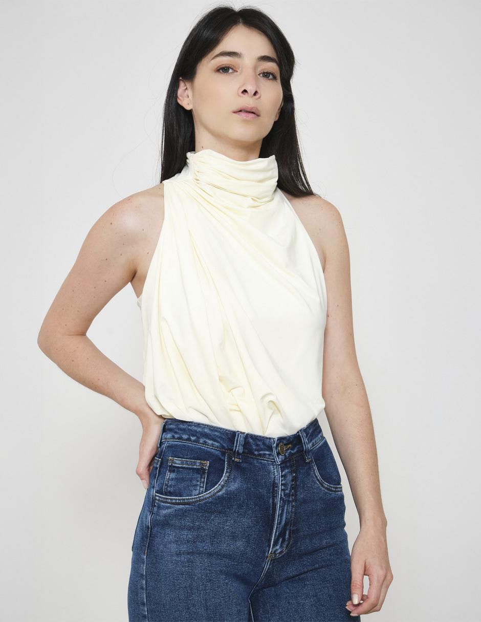 Blusa sin manga para mujer