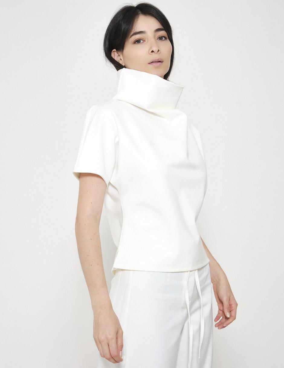 Blusa manga corta para mujer 3