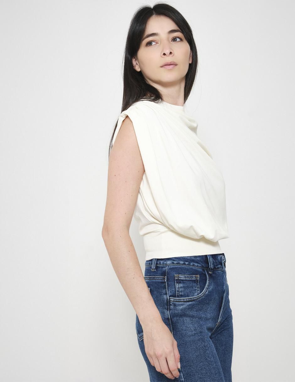 Blusa sin manga para mujer 3