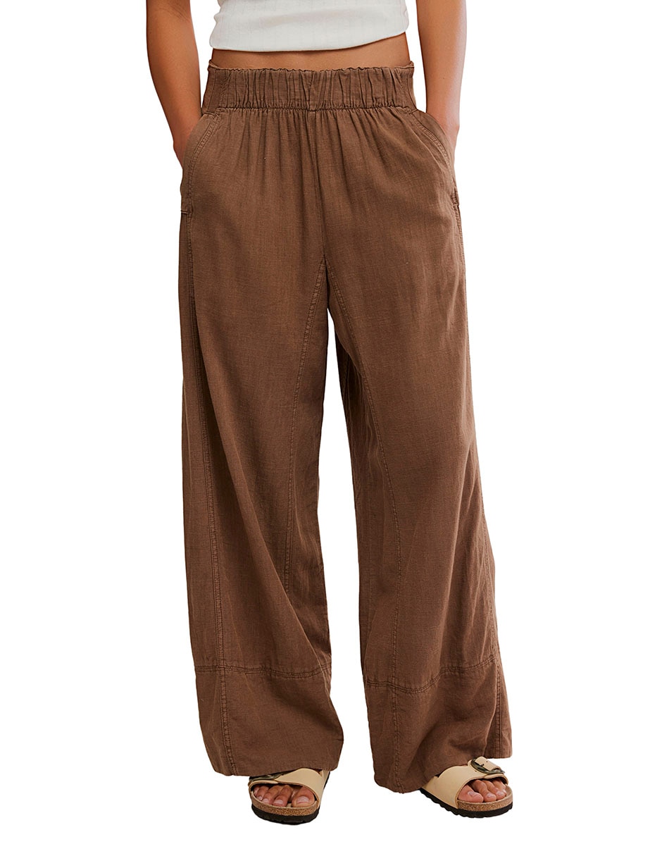 Pantalòn flare wide leg para mujer
