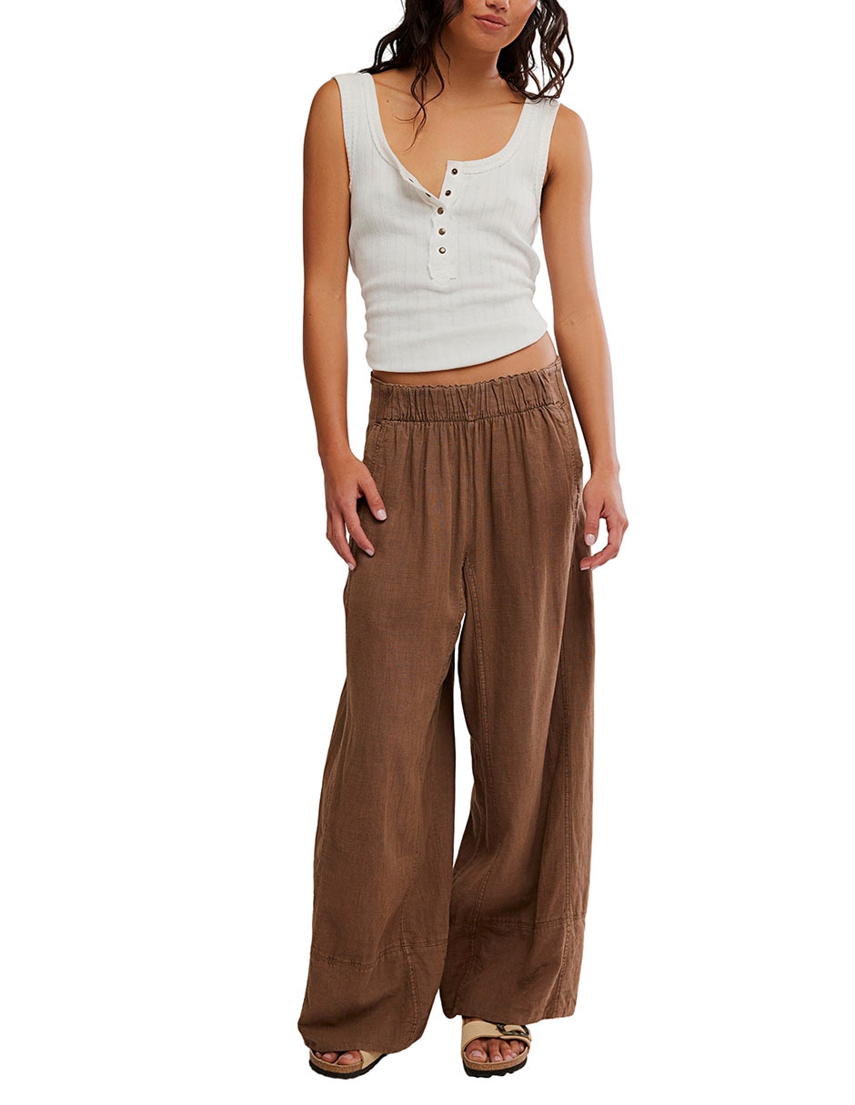 Pantalòn flare wide leg para mujer 5