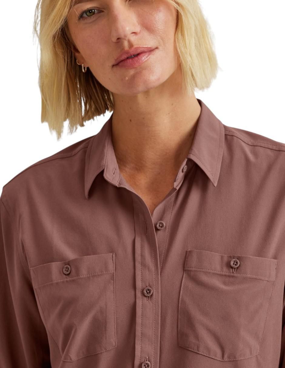 Camisa manga larga para mujer 3