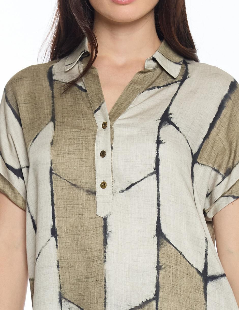 Blusa manga corta para mujer 2