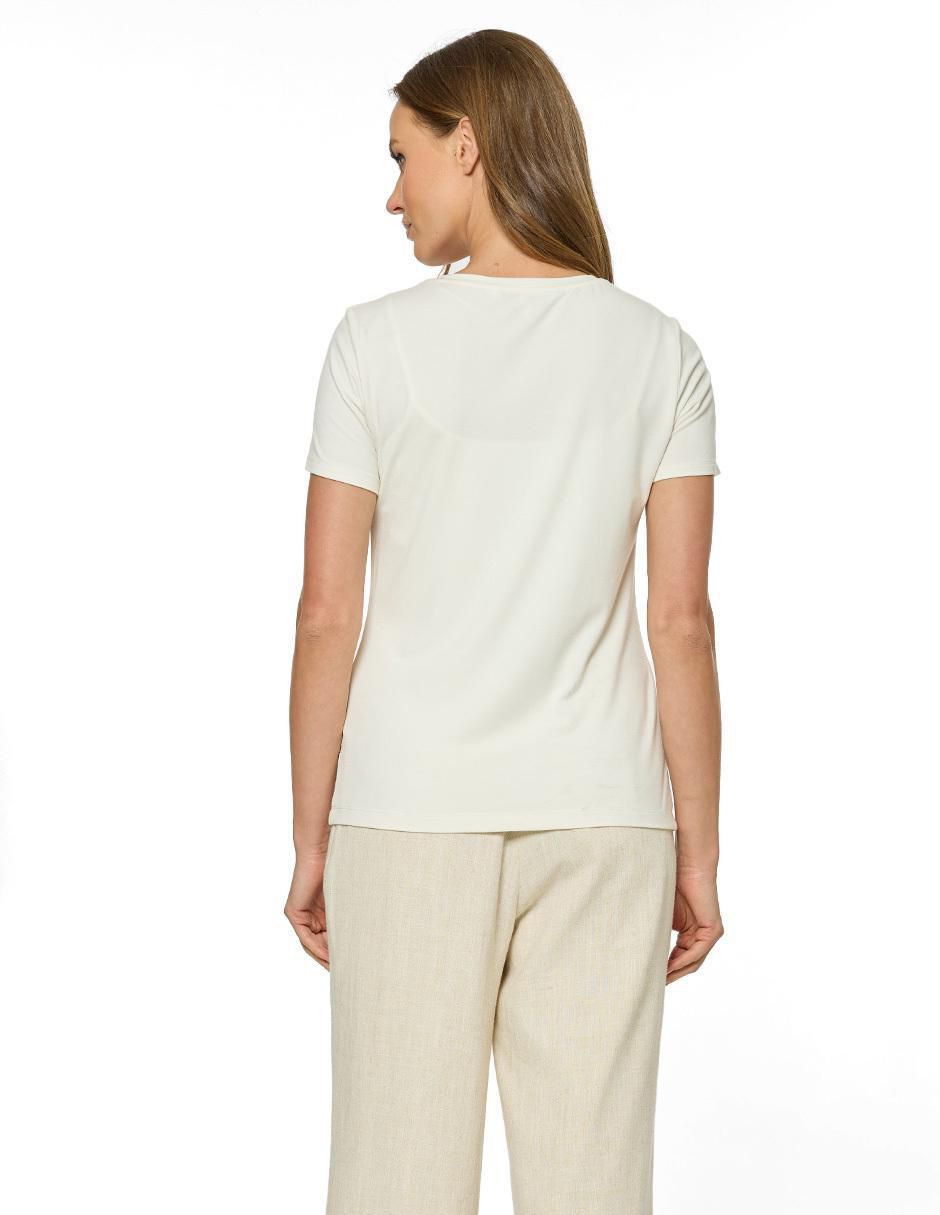 Blusa manga corta para mujer 4