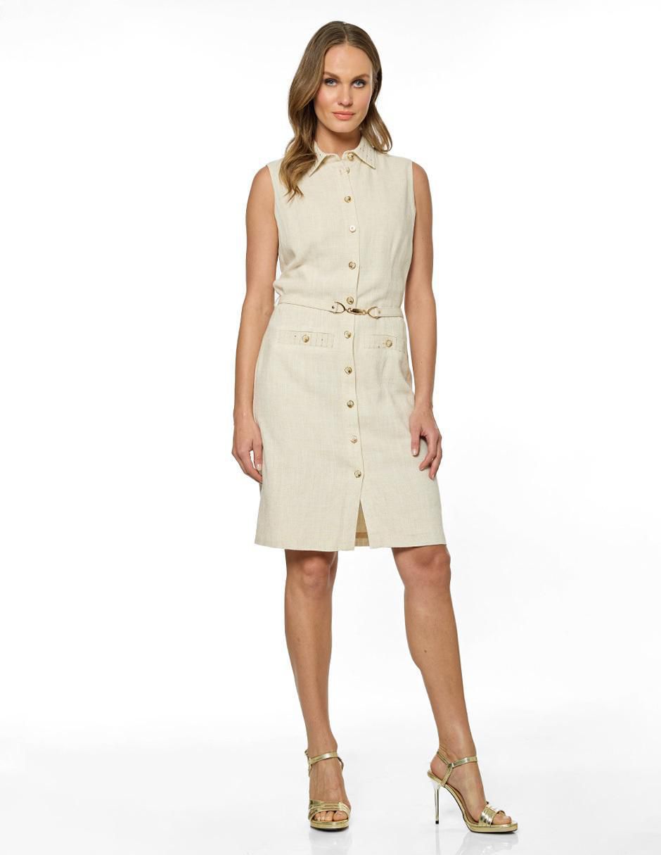 Vestido arriba rodilla casual para mujer 5