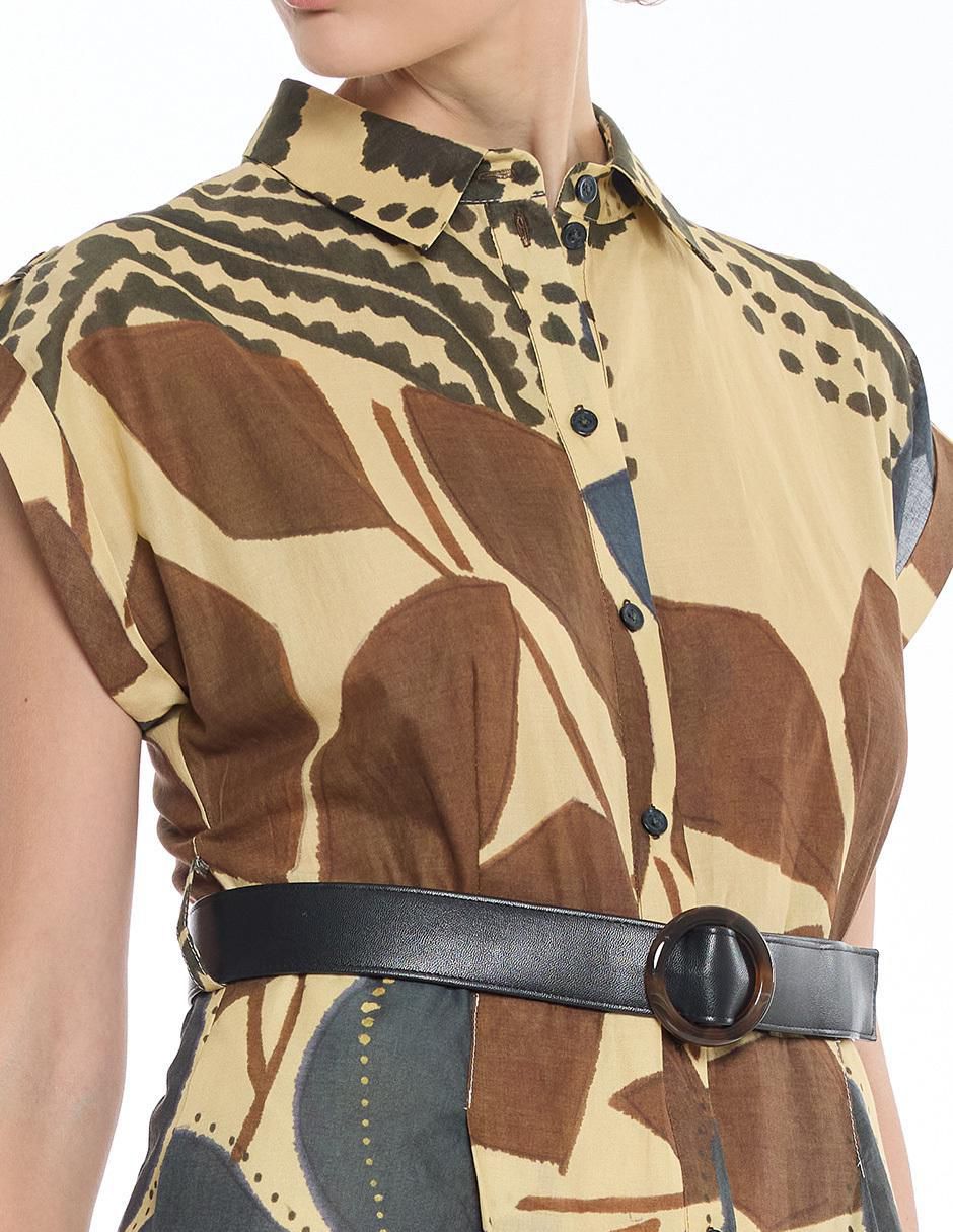 Vestido a la rodilla casual para mujer 2