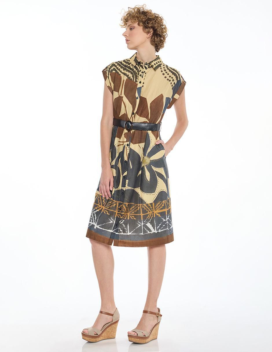 Vestido a la rodilla casual para mujer 5