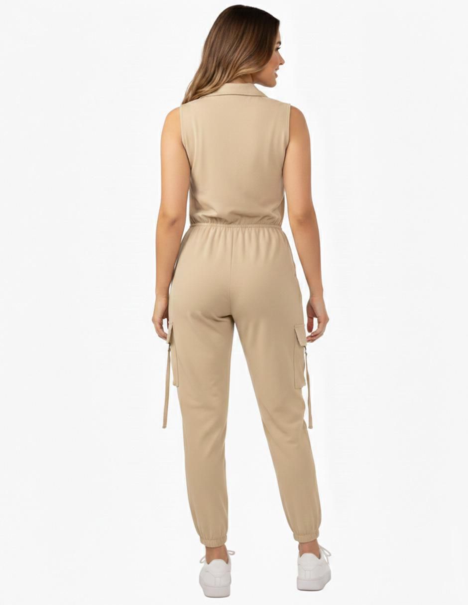"jumpsuit" bomy "de" poliéster casual "estampado" liso "para mujer"