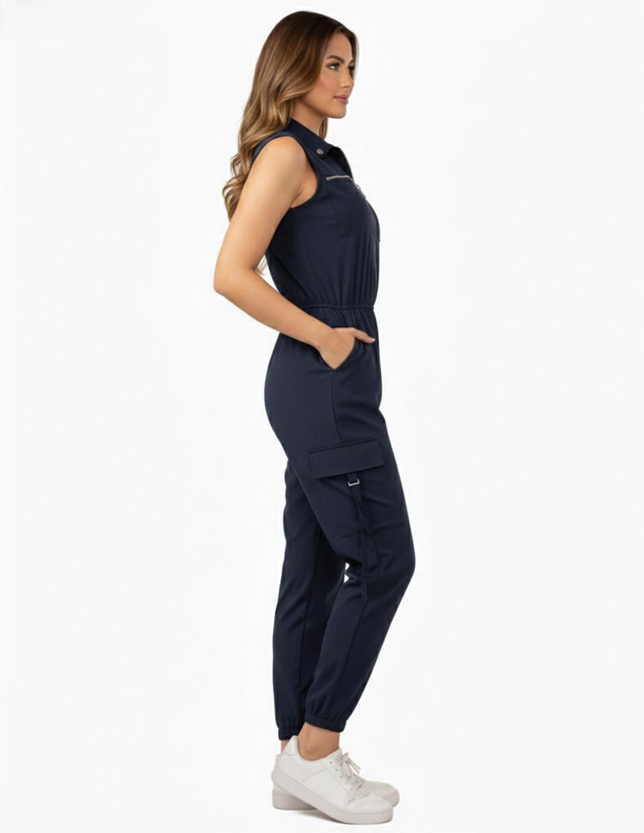 "jumpsuit" bomy "de" poliéster casual "estampado" liso "para mujer"
