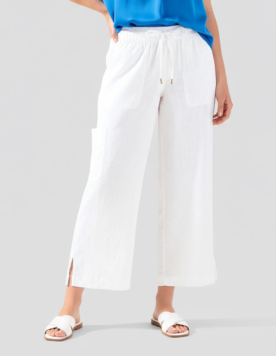 Pantalón capri relajado para mujer Pantalón capri relajado para mujer
