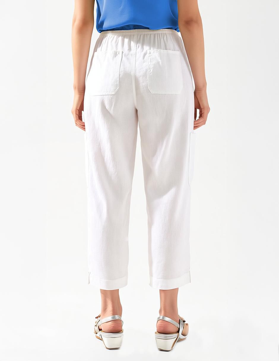 Pantalón capri relajado para mujer 3