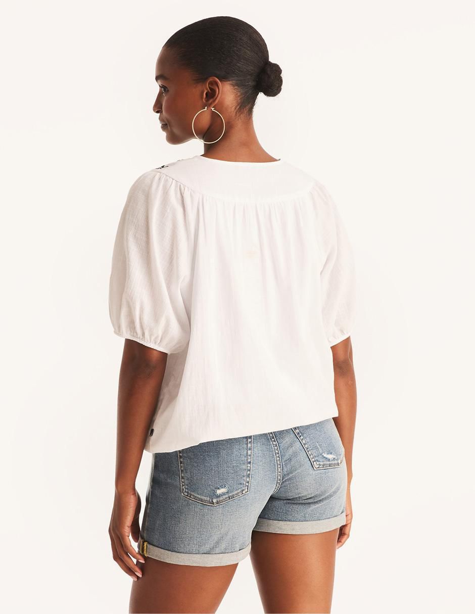 Blusa manga al codo para mujer 3