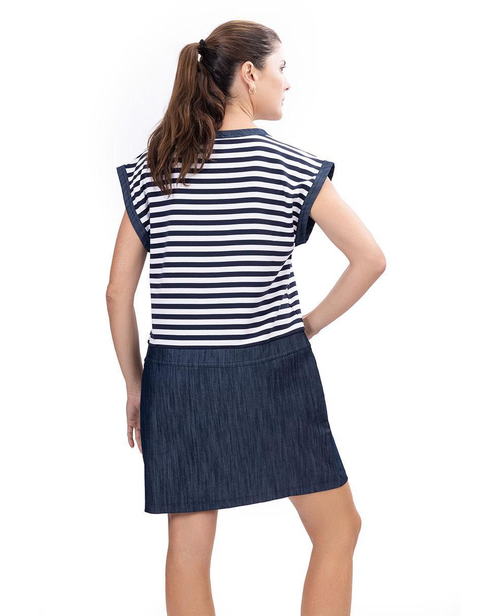 Vestido a la rodilla casual para mujer 4