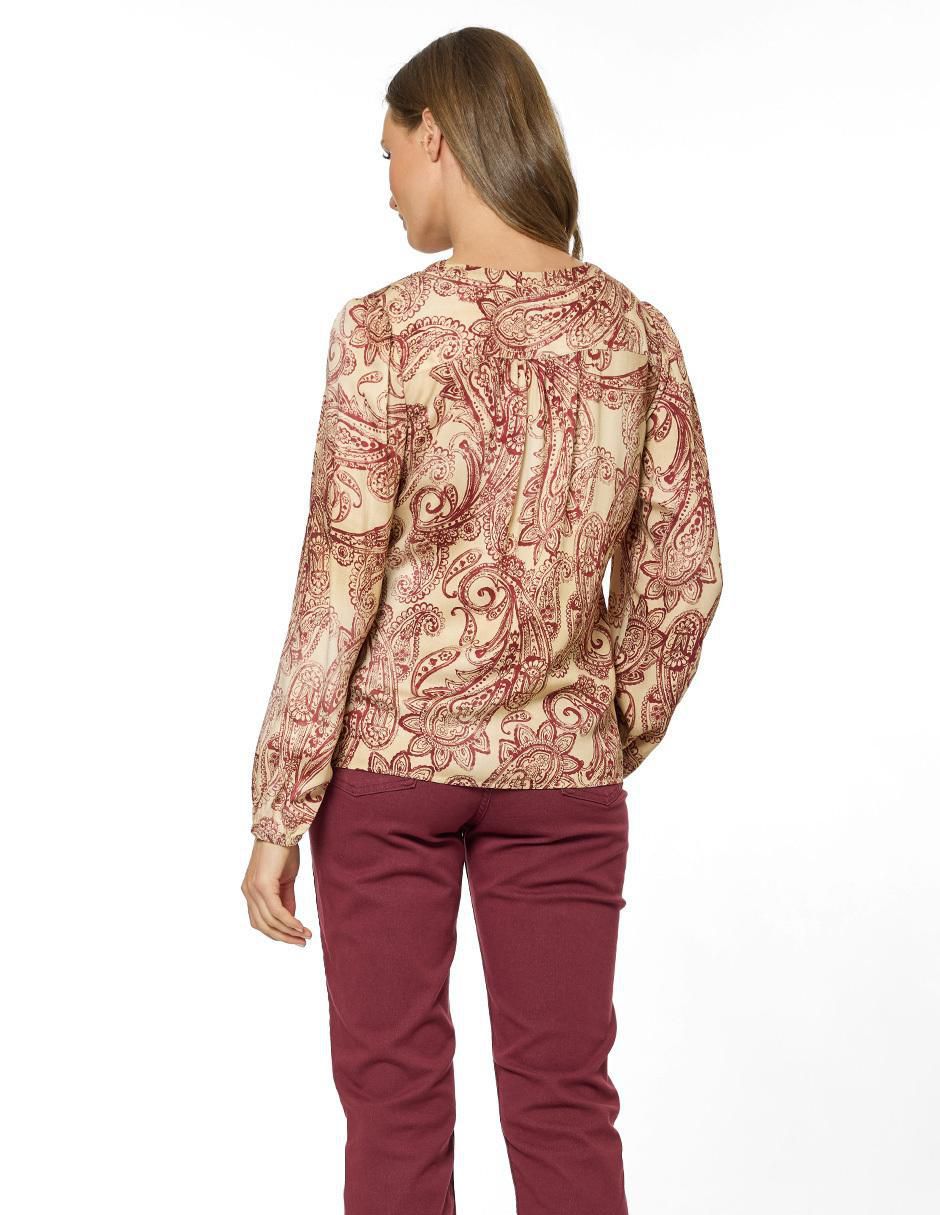 Blusa manga larga para mujer 4