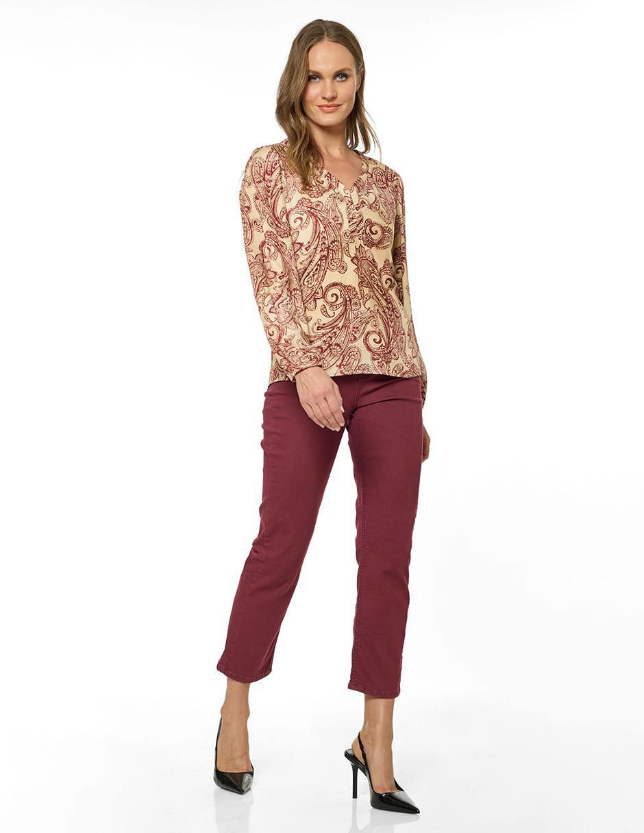 Blusa manga larga para mujer 5
