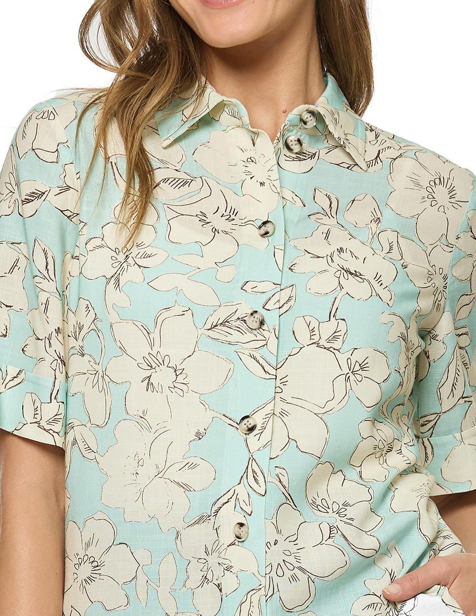 Blusa manga al codo para mujer 3