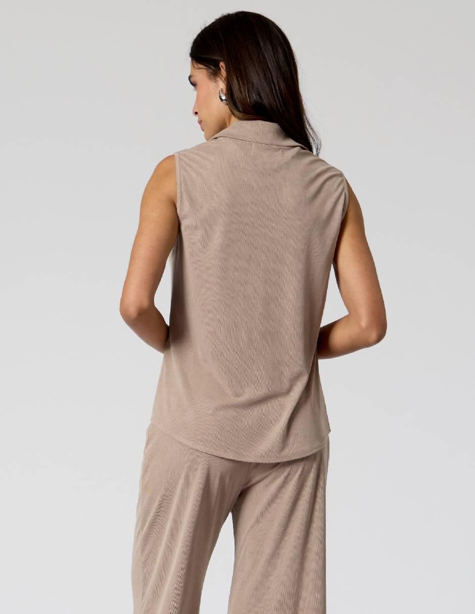Blusa sin manga para mujer 5