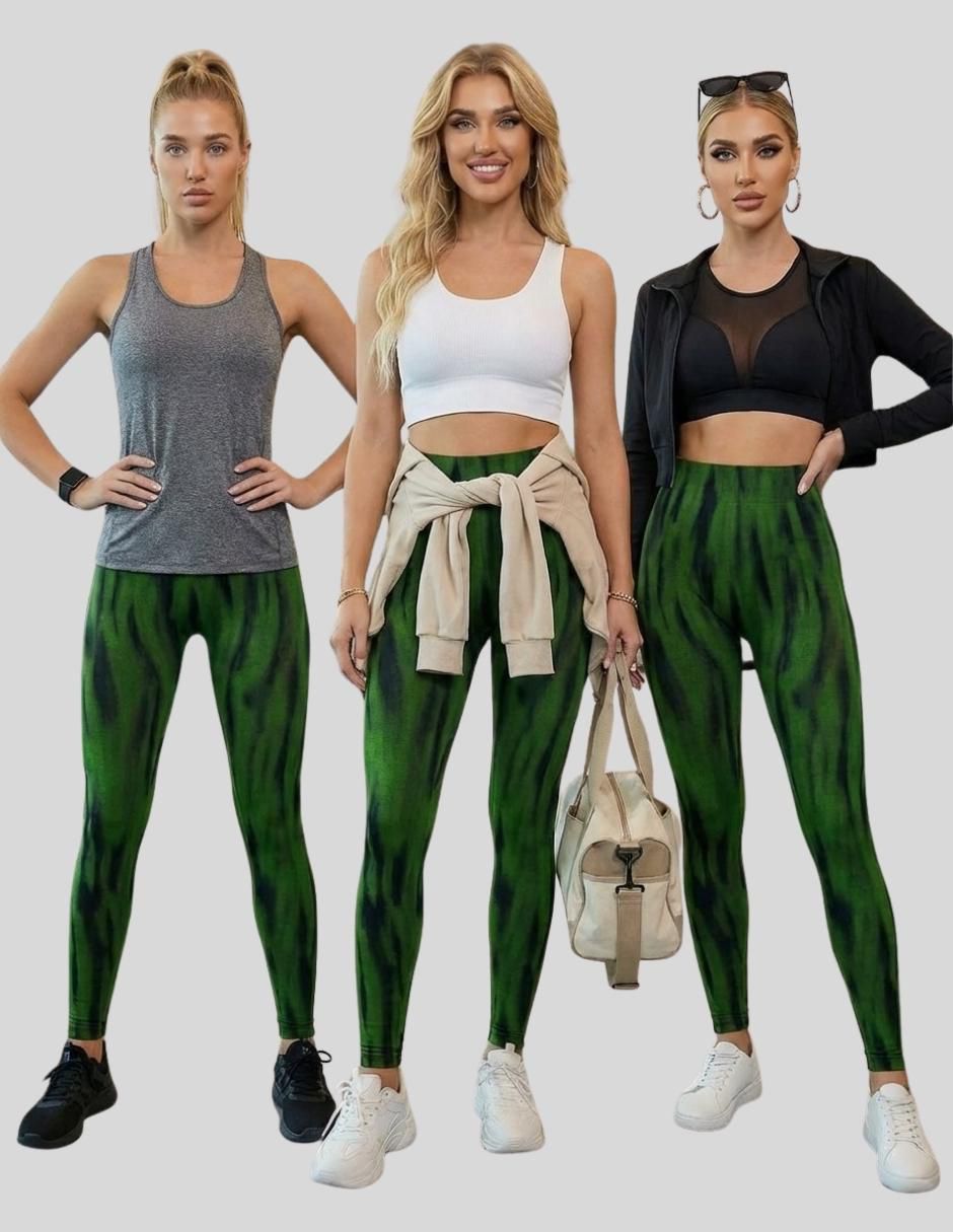 Legging cintura alta con elástico para mujer 7