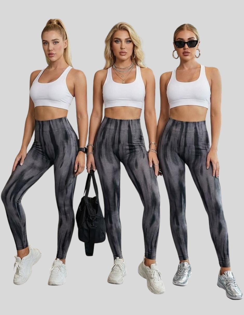 "legging/ set legging" malabis "a la (si aplica)" cintura alta "con" elástico "para mujer"