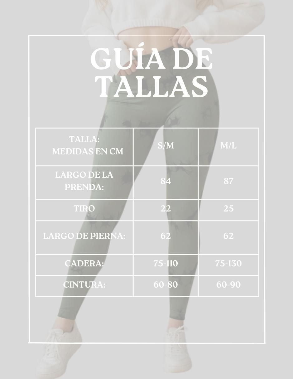 Legging cintura alta con elástico para mujer 2