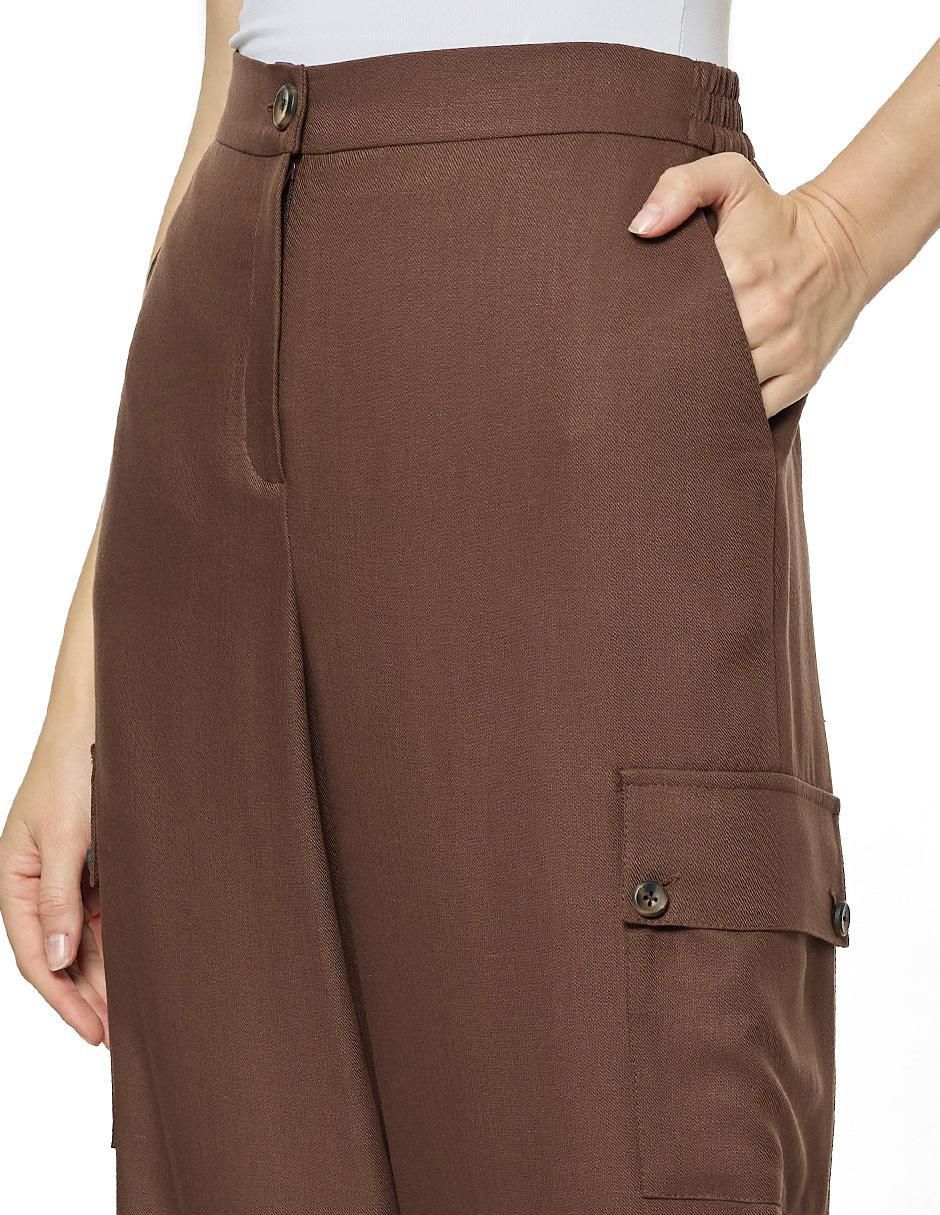 Pantalón cargo recto para mujer 2