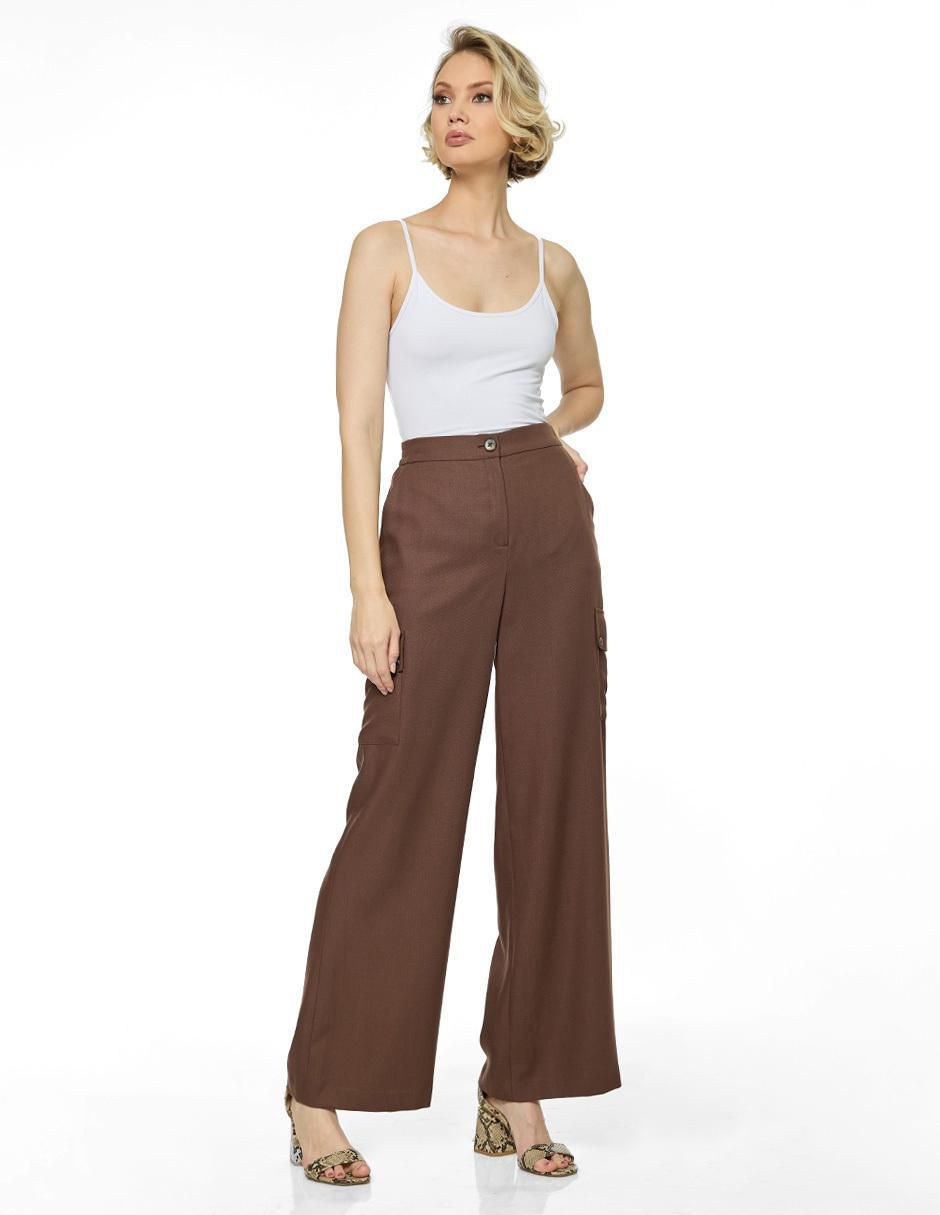 Pantalón cargo recto para mujer 5
