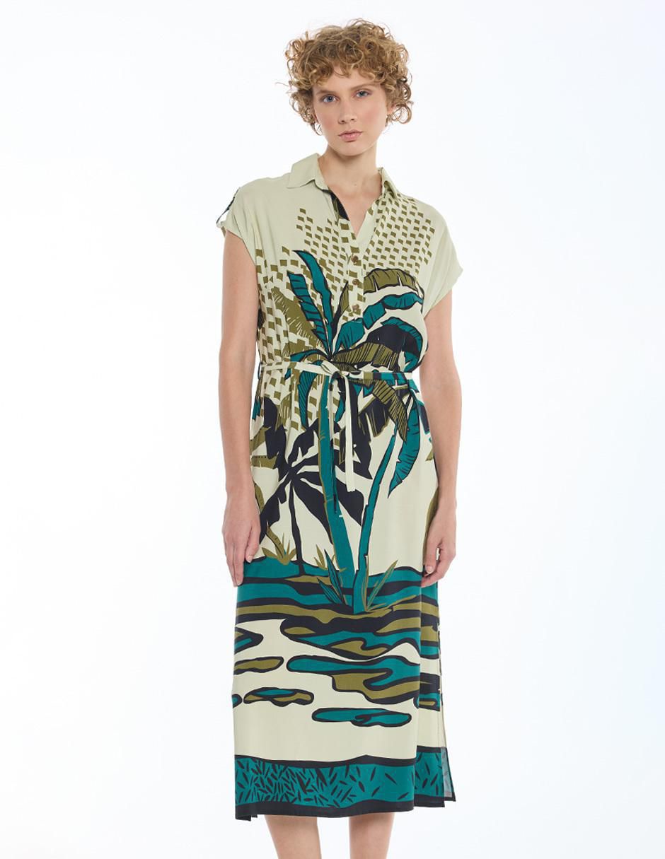 Vestido midi casual para mujer Vestido midi casual para mujer