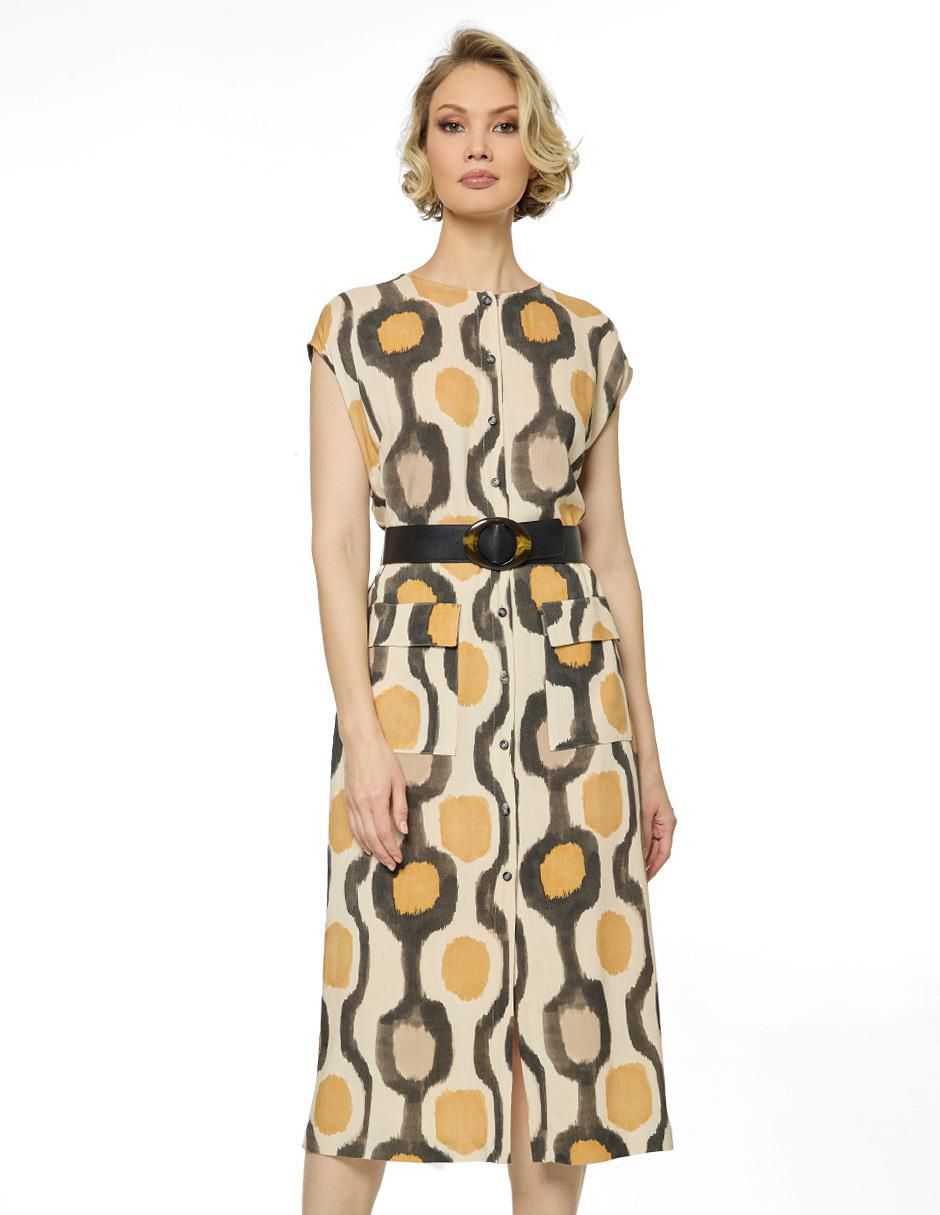 Vestido midi casual para mujer Vestido midi casual para mujer