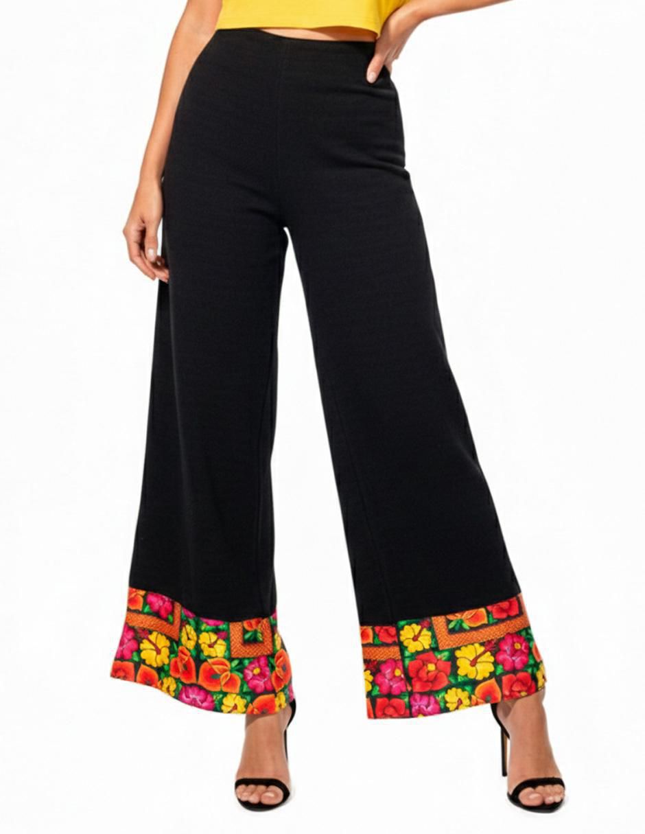 Pantalón acampanado amplio para mujer Pantalón acampanado amplio para mujer