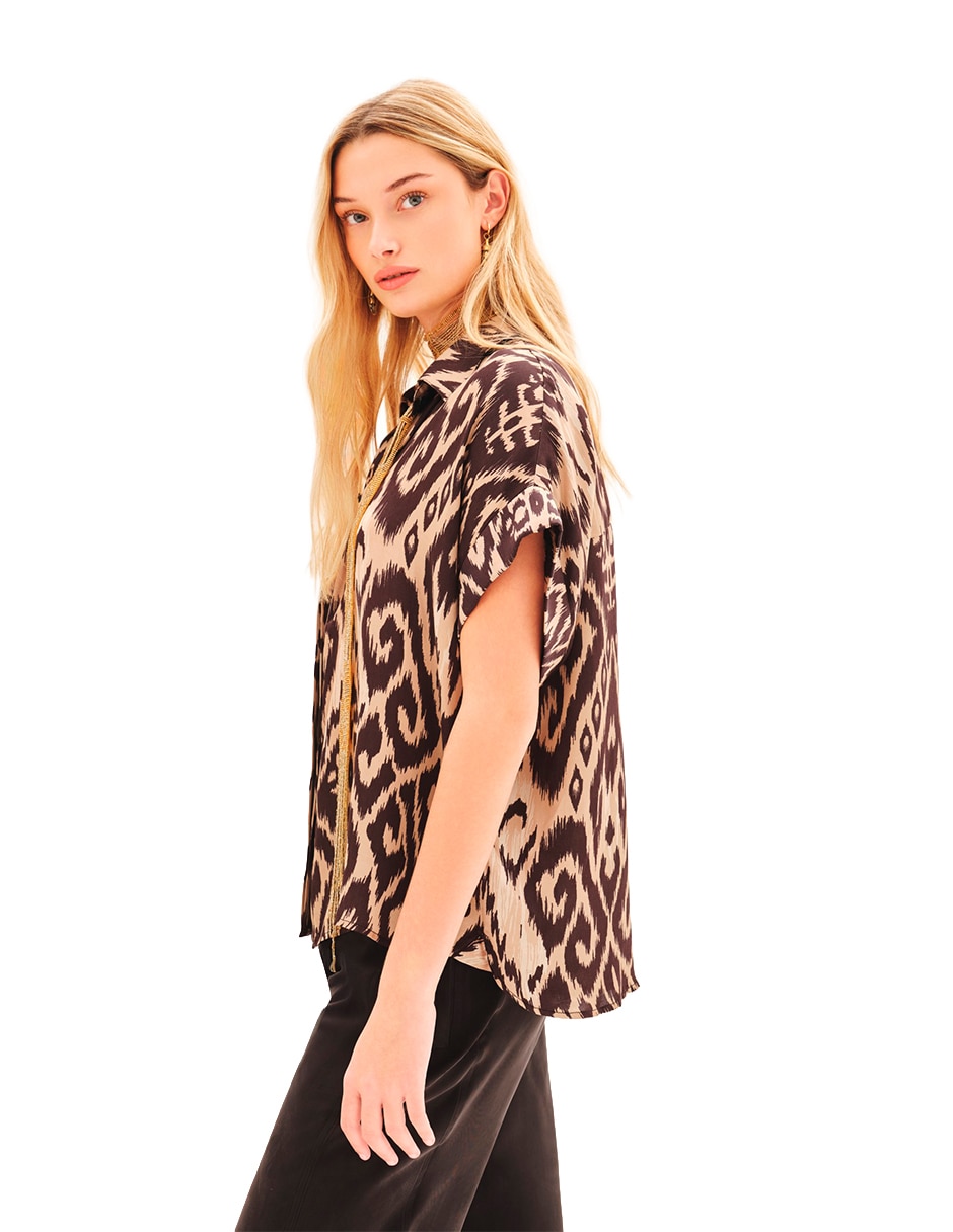 Camisa manga corta para mujer 2