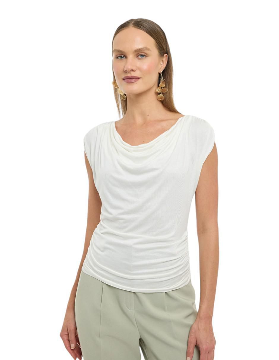 Blusa sin manga para mujer