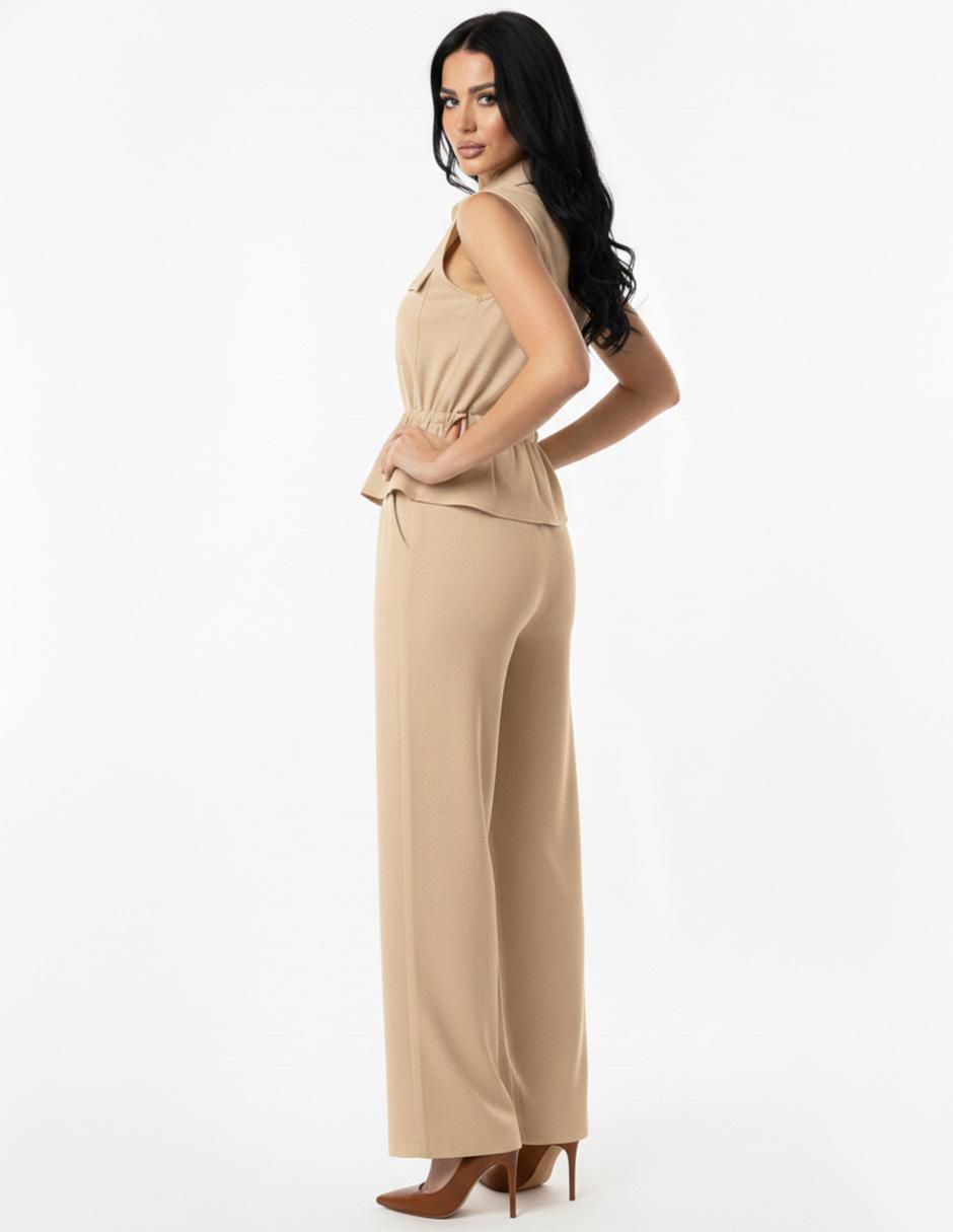 "jumpsuit" okboth "de" algodón casual "estampado" liso "para mujer"