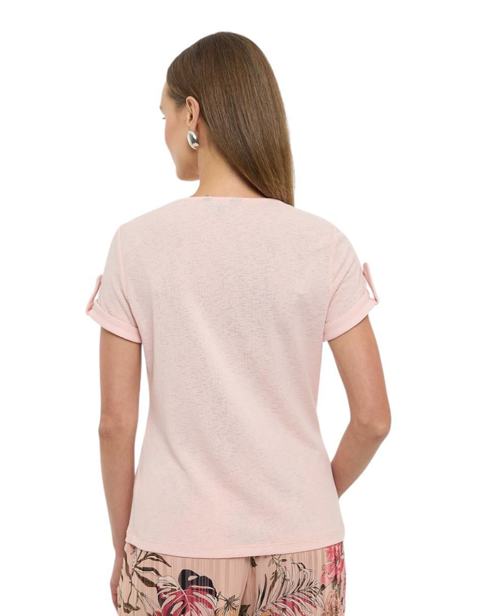 Blusa manga corta para mujer 2