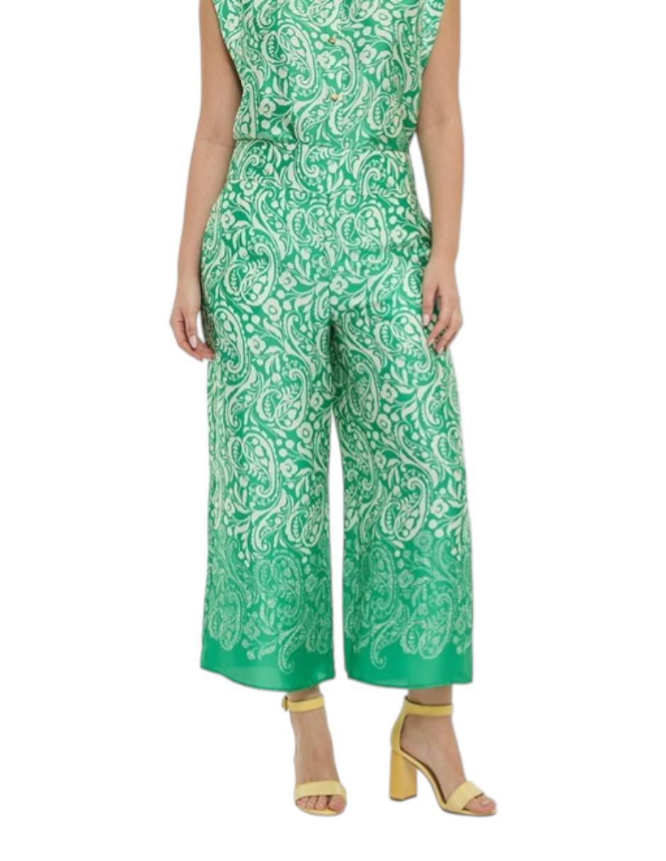 Pantalón coulotte wide leg para mujer