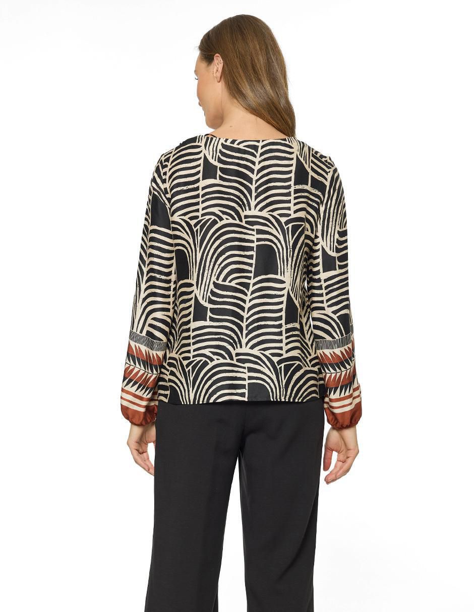 Blusa manga larga para mujer 4