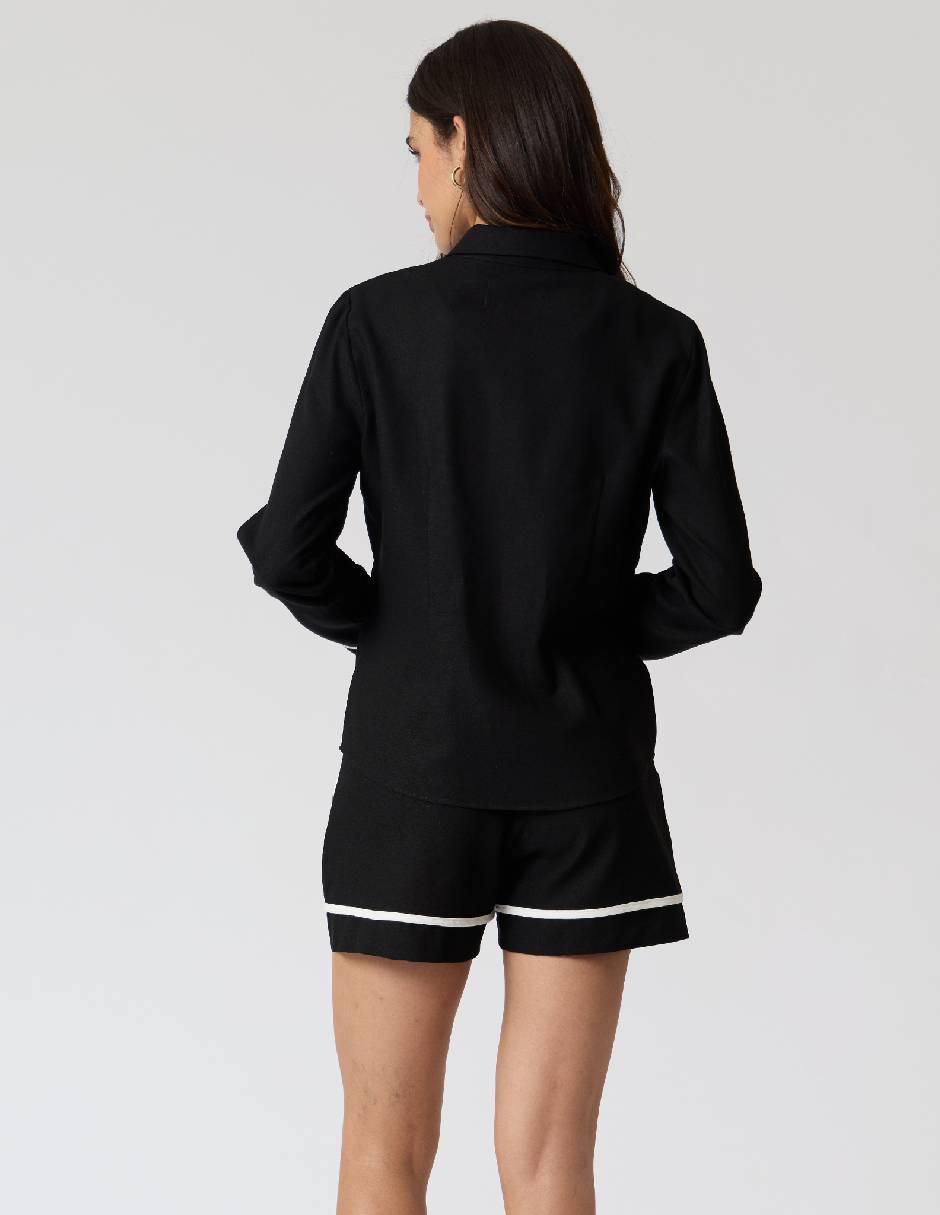 Blusa manga larga para mujer 4
