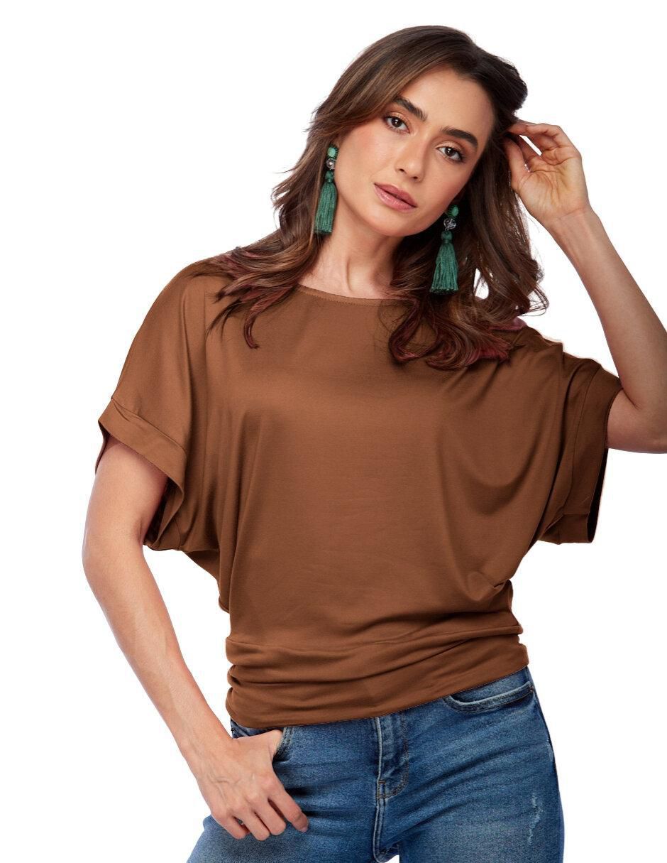 Blusa manga corta para mujer 4
