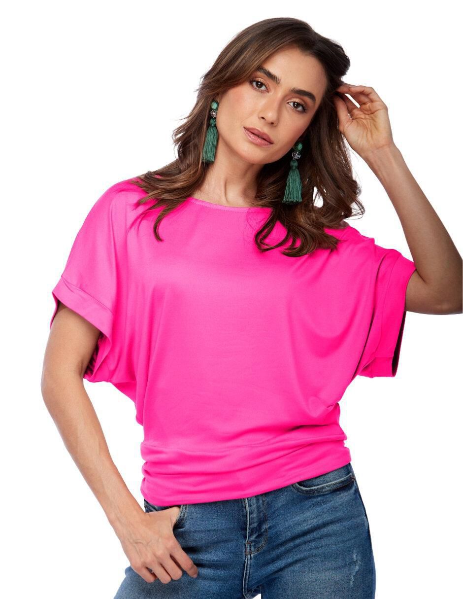 Blusa manga corta para mujer 4