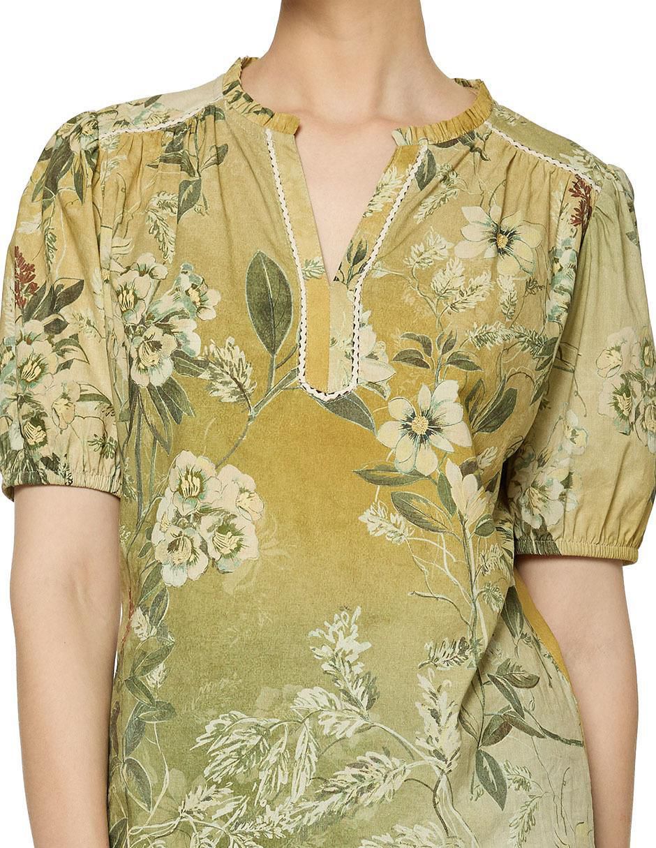 Blusa manga corta para mujer 2
