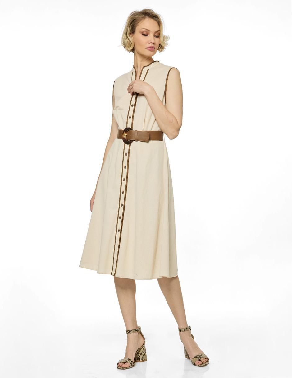 Vestido midi casual Foley's para mujer 5