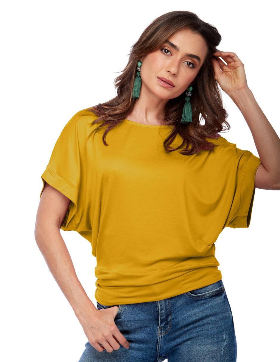 Blusa manga corta para mujer 4