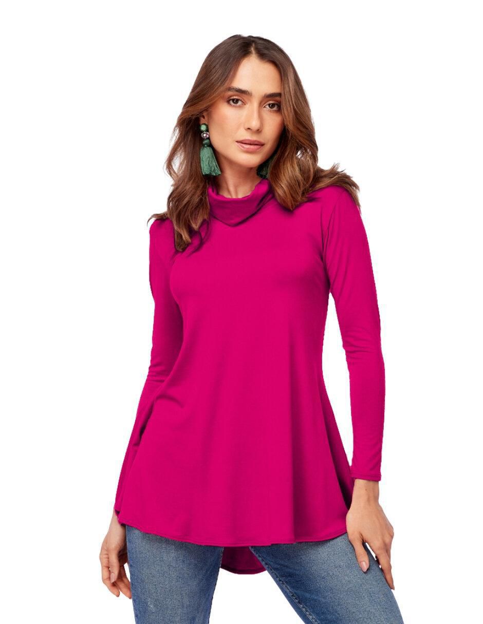 Blusa manga larga para mujer