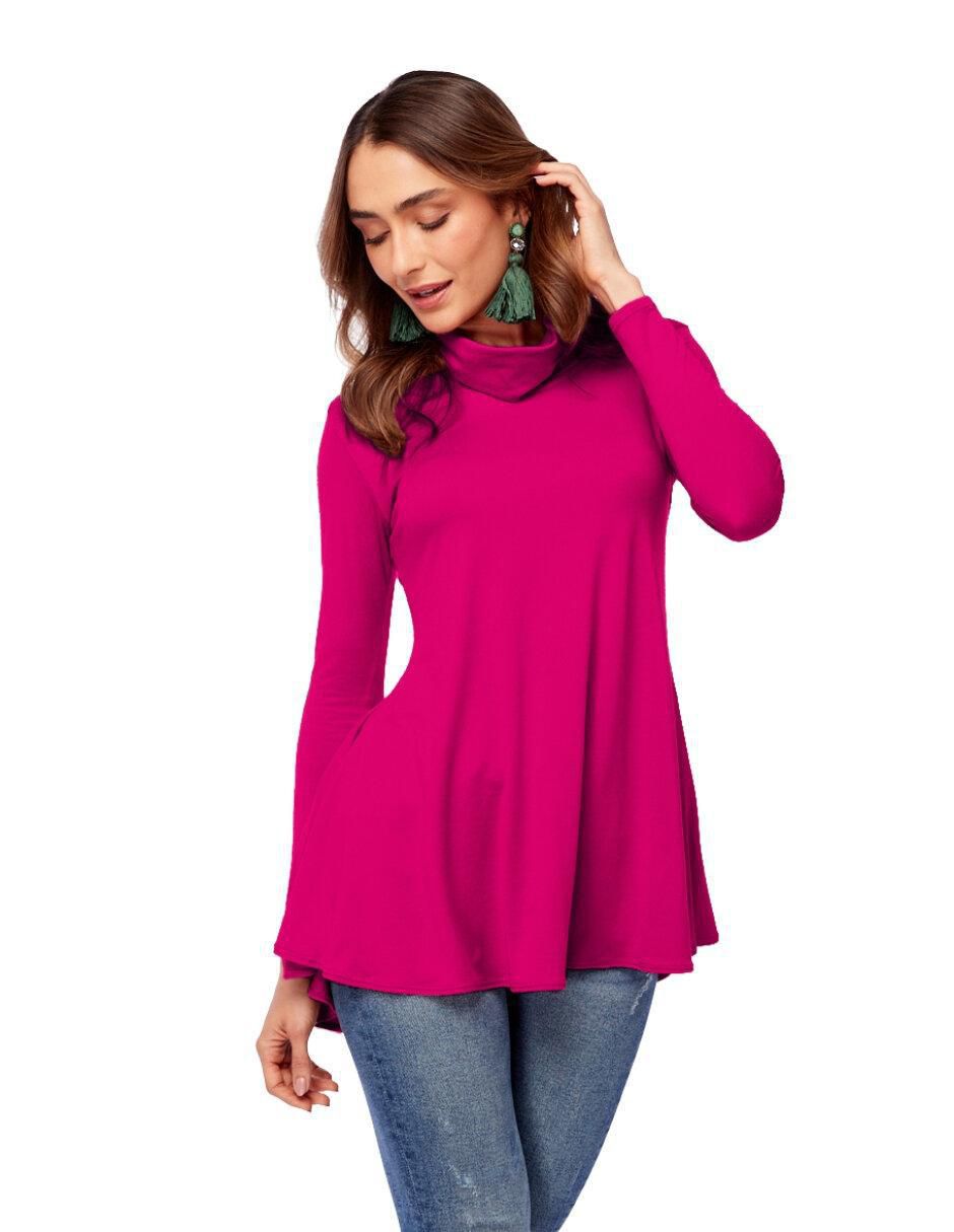 Blusa manga larga para mujer 4