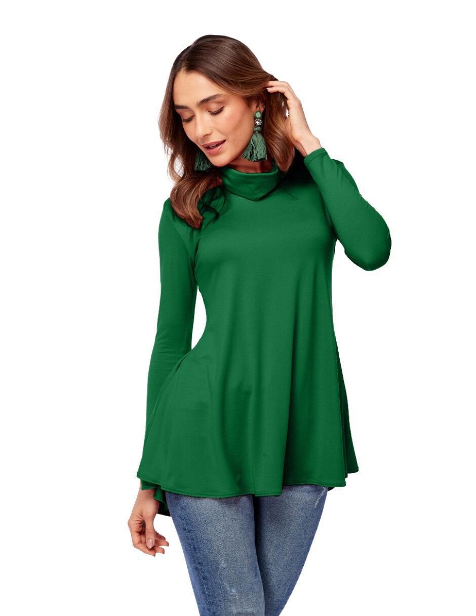Blusa manga larga para mujer 4