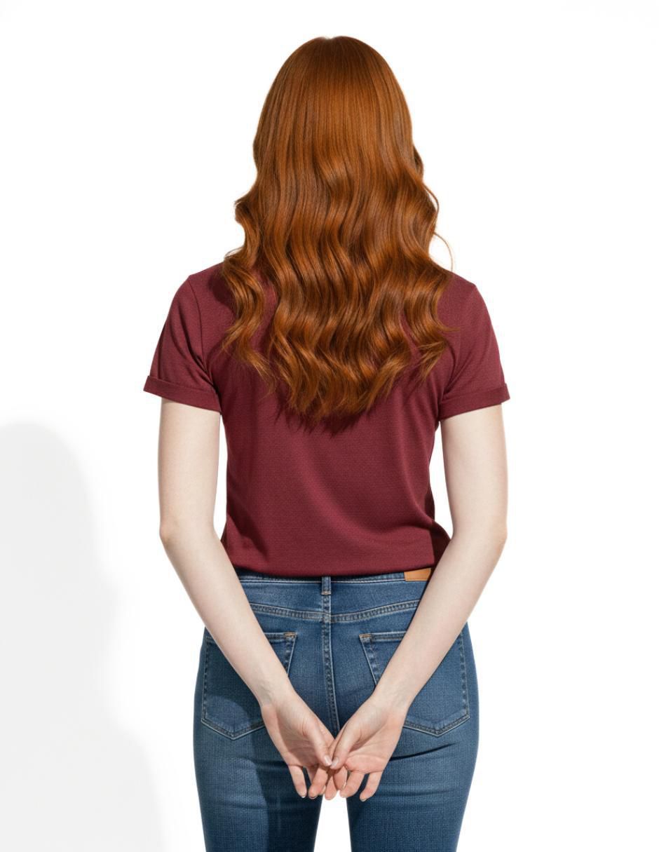Set playera manga corta cuello redondo para mujer 5